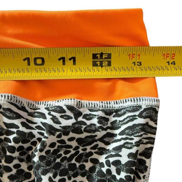 Nike Dri-FIT Orange & Leopard Print Leggings - Size S - Picture 3 of 5